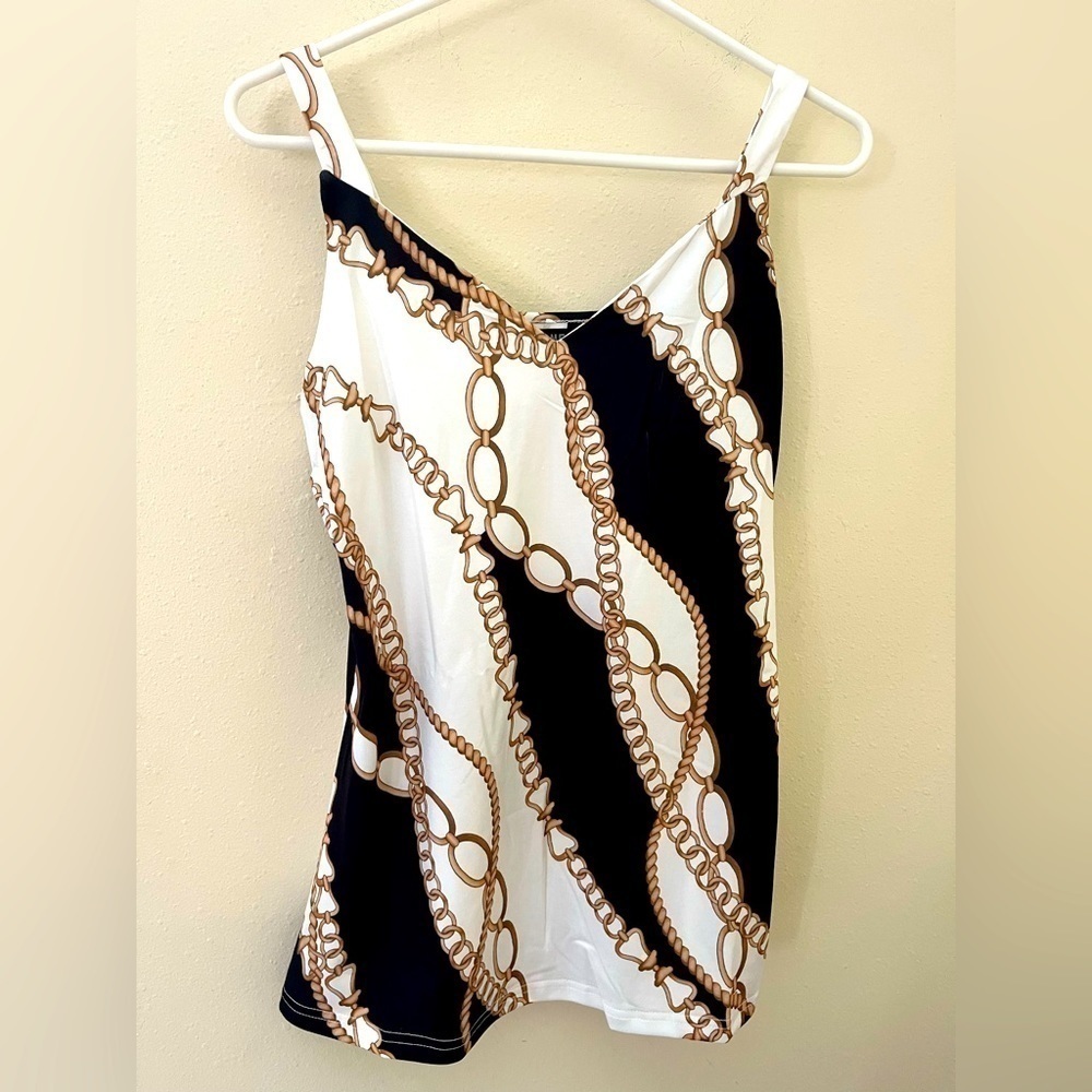 Chicme New In Package Chain Print Soft/Lightweight Women’s Tank Top Sz Small